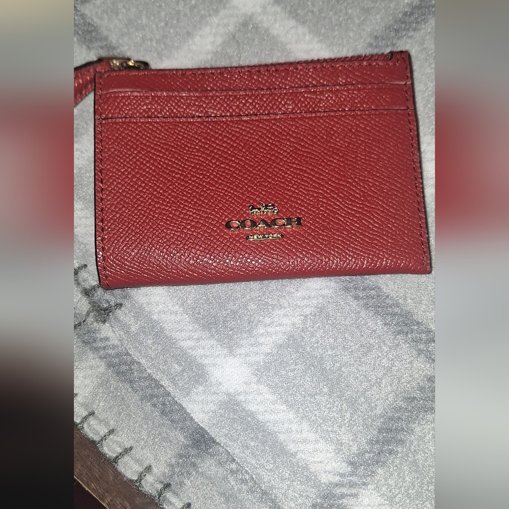 Coach credit card clutch